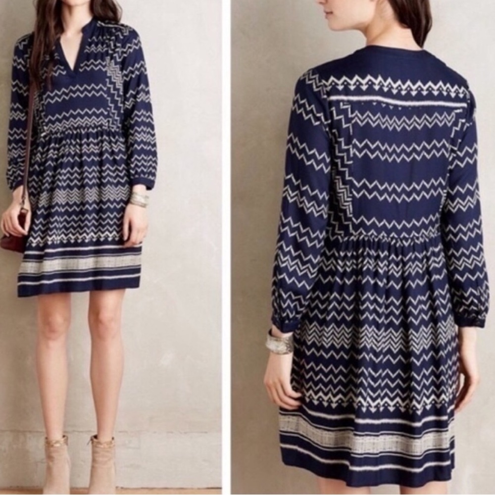 ANTHROPOLOGIE/HOLDING HORSES dress - Picture 3 of 11